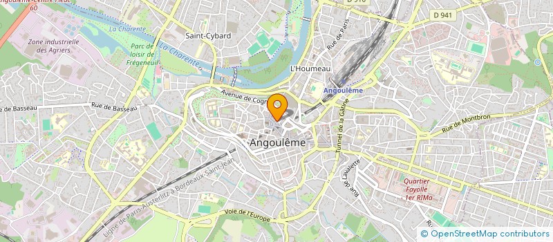 localisation de l'entreprise ETUDE CONSTRUCTION COORDINATION à ANGOULEME
