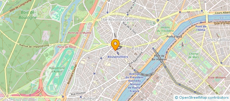 localisation de l'entreprise ETUDE CONTROLE ANALYSE à PARIS