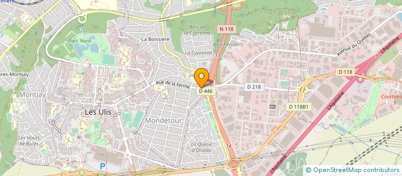 localisation de l'entreprise ETUDE COORD INGENIERIE APPLIQUEE CONSTRU à ORSAY