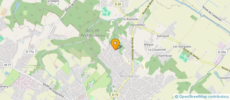 localisation de l'entreprise ETUDE,COORDINATION,CONSTRUCTION  MONTBERON