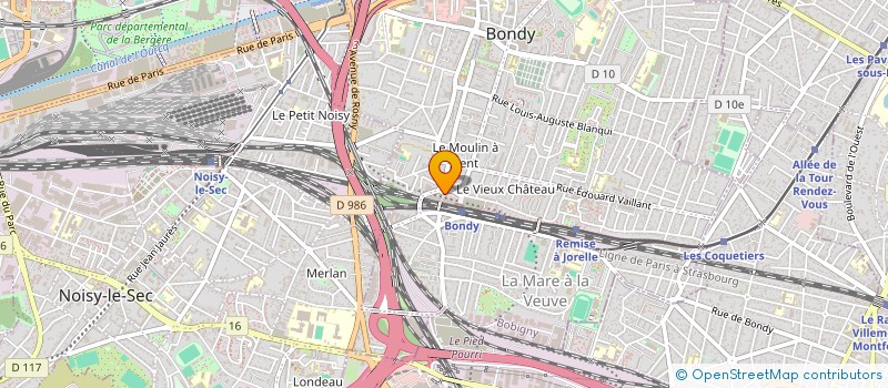 localisation de l'entreprise ETUDE COORDINATION DU BATIMENT à BONDY