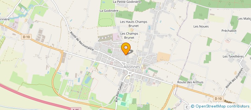 localisation de l'entreprise ETUDE DE SOLUTIONS TECHNIQUES à ALLONNES