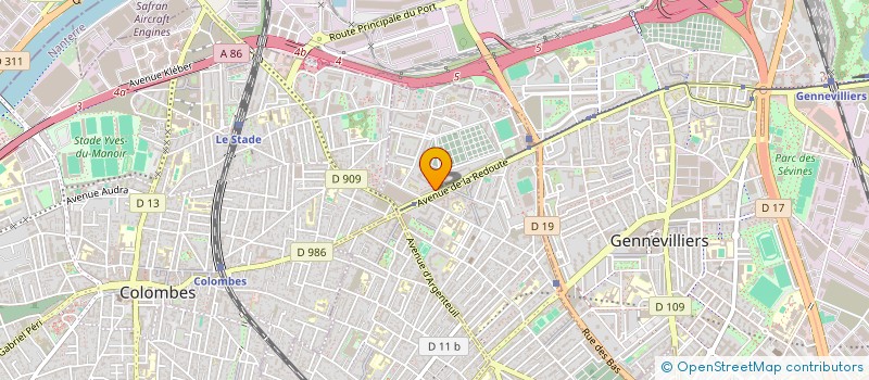 localisation de l'entreprise ETUDE DEMOLITION LOCATION TERRASSEMENT  ASNIERES-SUR-SEINE