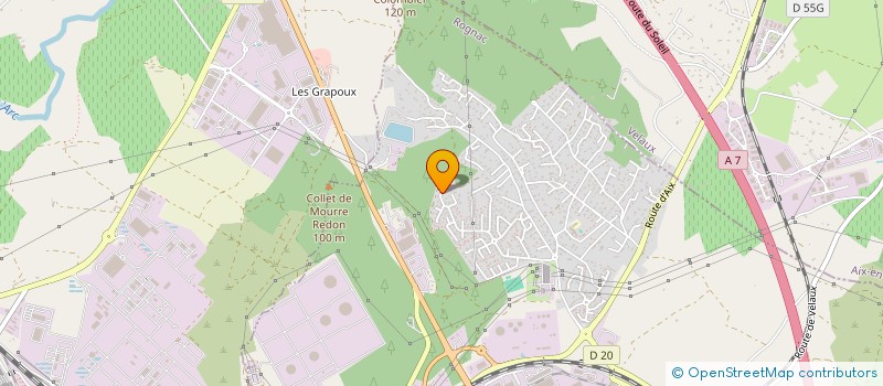 localisation de l'entreprise ETUDE DESIGN CONCEPT à ROGNAC