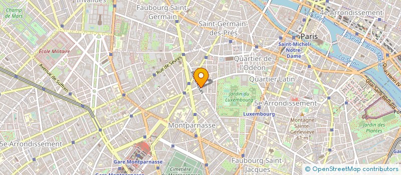 localisation de l'entreprise ETUDE DU LUXEMBOURG à PARIS