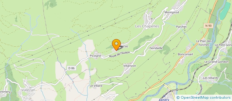 localisation de l'entreprise ETUDE DU PRE  LES CHAPELLES