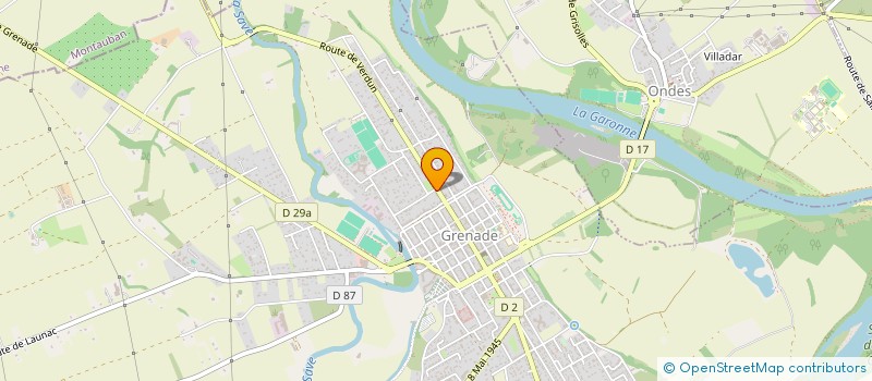 localisation de l'entreprise ETUDE ET CONCEPTION EN EQUIPEMENTS TECHNIQUES  GRENADE