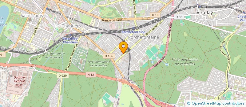 localisation de l'entreprise ETUDE ET COOMMERCIAL PRODUITS D'INVESTIS à VERSAILLES