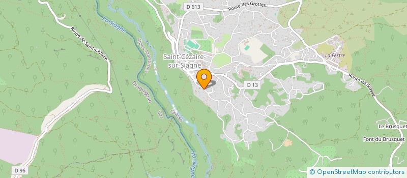 localisation de l'entreprise ETUDE ET COORDINATION DE L'HABITAT à SAINT-CEZAIRE-SUR-SIAGNE