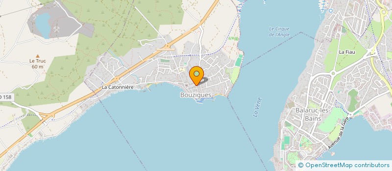 localisation de l'entreprise ETUDE ET DEVELOPPEMENT TECHNIQUE ET STRATEGIQUE EDTS  BOUZIGUES