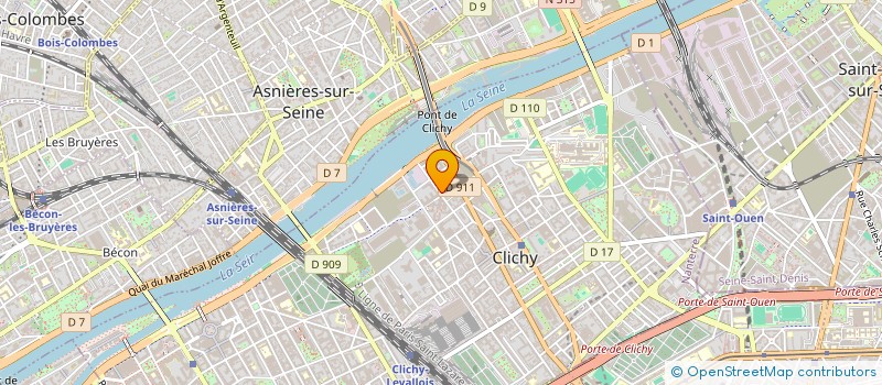 localisation de l'entreprise ETUDE ET EXPERT FRANCE à CLICHY