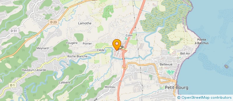 localisation de l'entreprise ETUDE ET EXPERTISE DES SYSTEMES INFORMATIQUES à PETIT-BOURG