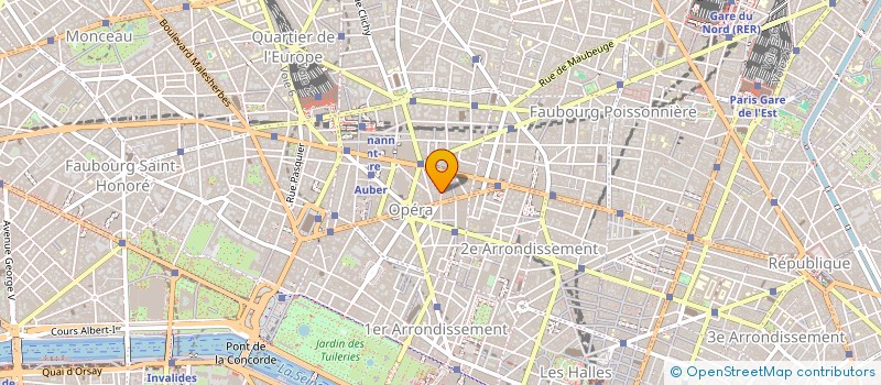 localisation de l'entreprise ETUDE ET GESTION D'ASSURANCES POUR LE COMMERCE ET L'INDUSTRIE  PARIS