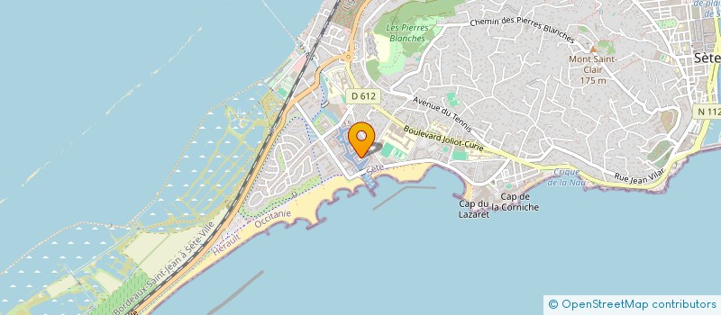 localisation de l'entreprise ETUDE ET INNOVATION DU GOLFE DU LION à SETE