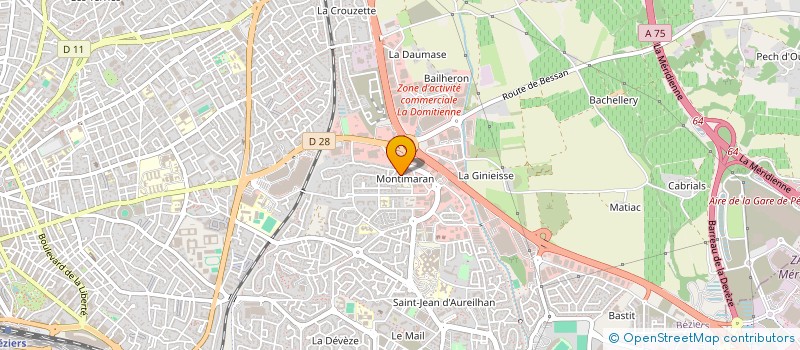 localisation de l'entreprise ETUDE ET MAITRISE D OEUVRE EN BATIMENT à BEZIERS