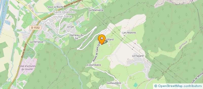 localisation de l'entreprise ETUDE ET METRES à MONTAUD