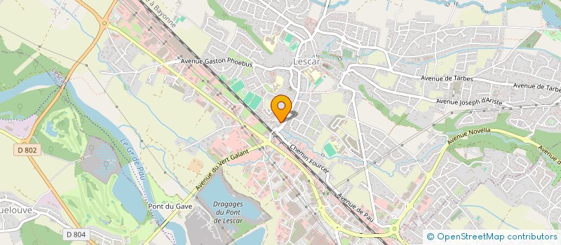 localisation de l'entreprise ETUDE ET MICROGRAPHIE DES MATERIAUX à LESCAR