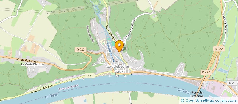 localisation de l'entreprise ETUDE ET REALISATION DE NORMANDIE  RIVES-EN-SEINE