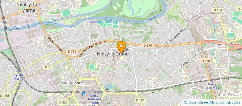 localisation de l'entreprise ETUDE G.S  LE PLESSIS-TREVISE