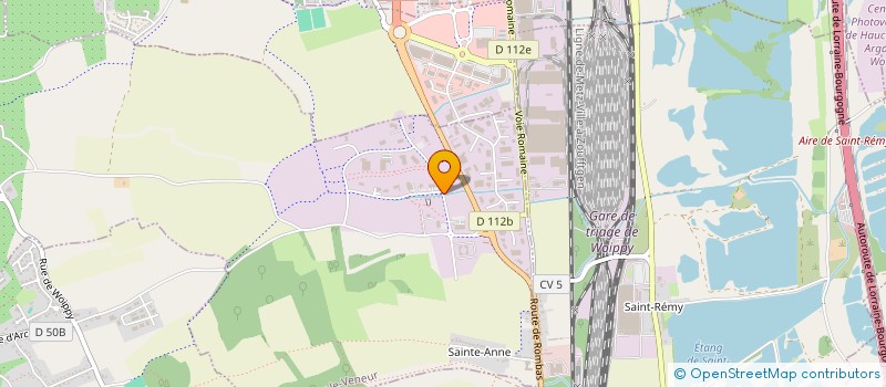 localisation de l'entreprise ETUDE GANGLOFF ET NARDI  NORROY-LE-VENEUR