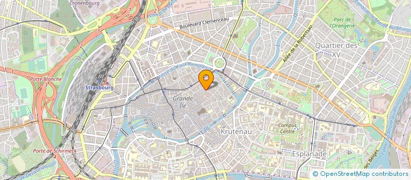localisation de l'entreprise ETUDE GASSER & ASSOCIES à STRASBOURG