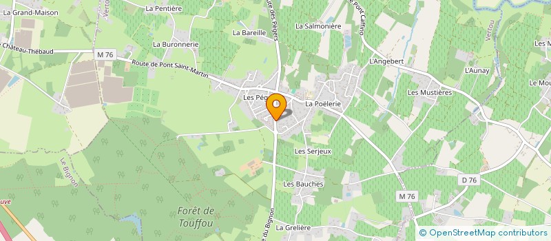 localisation de l'entreprise ETUDE GENEALOGIQUE HINGRAT  VERTOU