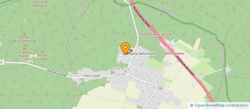 localisation de l'entreprise ETUDE GESTION CONSEIL à ACHERES-LA-FORET