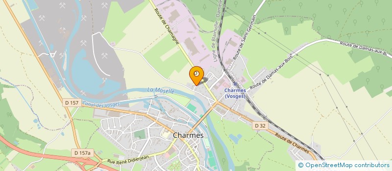 localisation de l'entreprise ETUDE GROUPE SCOLAIRE MALGAIGNE à CHARMES