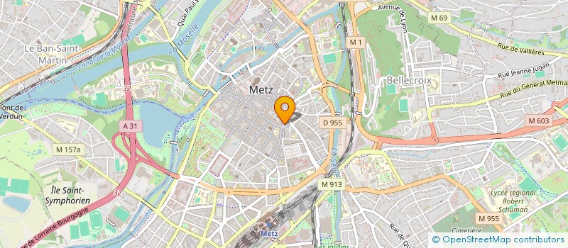 localisation de l'entreprise ETUDE IMMOBILIERE CORMONTAIGNE GESTION à METZ