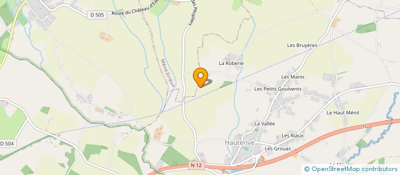 localisation de l'entreprise ETUDE IMMOBILIERE DU MENIL à MENIL-ERREUX