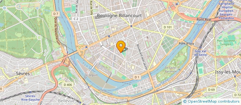 localisation de l'entreprise ETUDE INVESTISSEMENT RENOVATION INGENIER à BOULOGNE-BILLANCOURT
