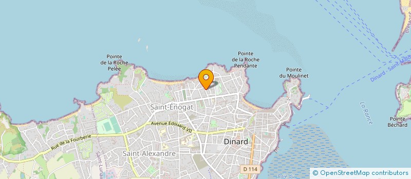 localisation de l'entreprise ETUDE INVESTISSEMENT SERVICE  DINARD