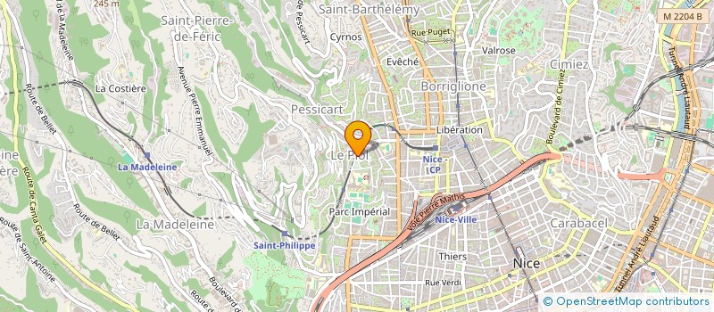localisation de l'entreprise ETUDE LOTTE à NICE