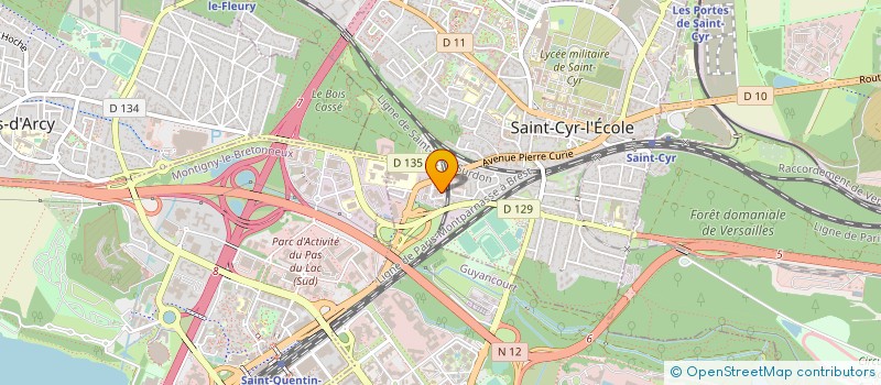 localisation de l'entreprise ETUDE MACONNERIE PLAISIROISE  SAINT-CYR-L'ECOLE