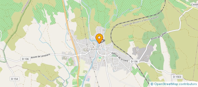 localisation de l'entreprise ETUDE MAS  AUTIGNAC