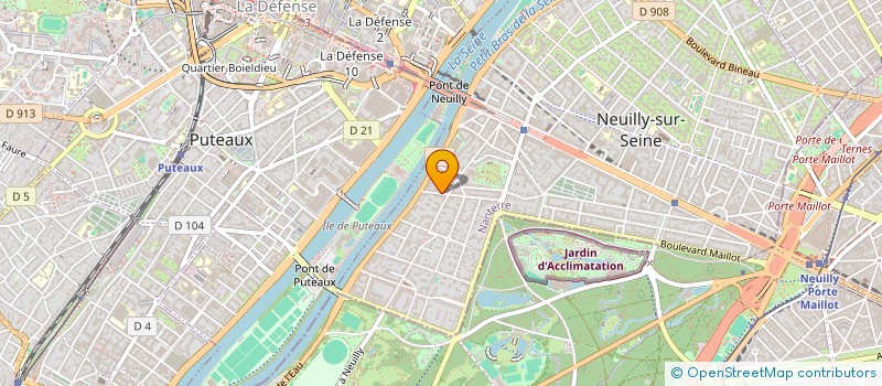 localisation de l'entreprise ETUDE MEKOR ENERGIE à NEUILLY-SUR-SEINE