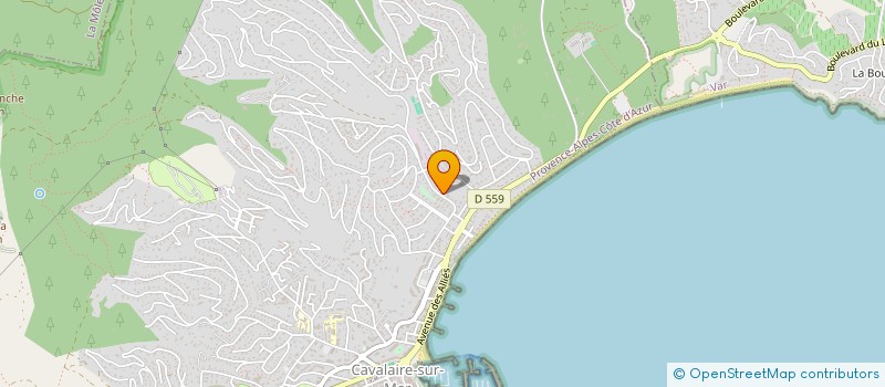 localisation de l'entreprise ETUDE METRI ET COORDINATION BATIMENT à CAVALAIRE-SUR-MER