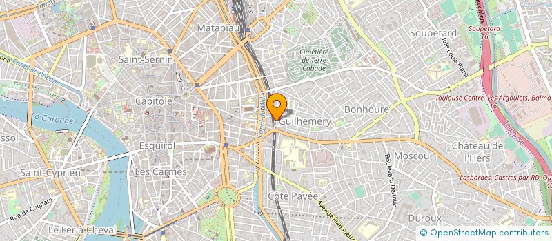 localisation de l'entreprise ETUDE ORGANISATION GESTION DES TRAVAUX à TOULOUSE