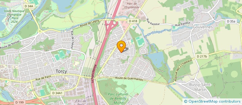 localisation de l'entreprise ETUDE OUTIL TRANSF THERMOPLAST THERMODUR à SAINT-THIBAULT-DES-VIGNES