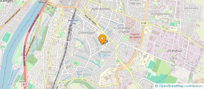 localisation de l'entreprise ETUDE PLUS VALENCE à VALENCE