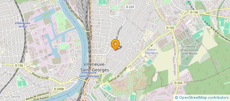 localisation de l'entreprise ETUDE PLUS VILLENEUVE SAINT GEORGES à VILLENEUVE-SAINT-GEORGES