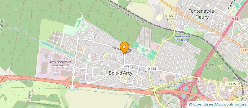 localisation de l'entreprise ETUDE PRESTATION BATIMENT à BOIS D ARCY