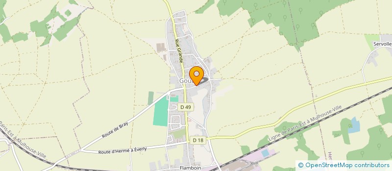 localisation de l'entreprise ETUDE PRODUCTION DE SYSTEMES INDUSTRIELS à GOUAIX