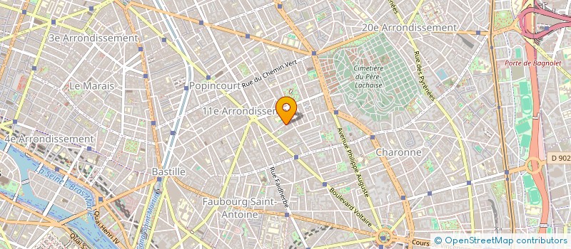 localisation de l'entreprise ETUDE PROGRAMMATION SYSTEME INFORMATIQUE à PARIS