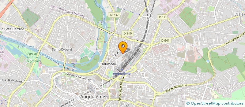 localisation de l'entreprise ETUDE PROMOTION CONSTRUCTION E.P.C à ANGOULEME