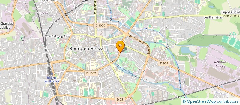 localisation de l'entreprise ETUDE PROMOTION INSERTION EPI à BOURG-EN-BRESSE
