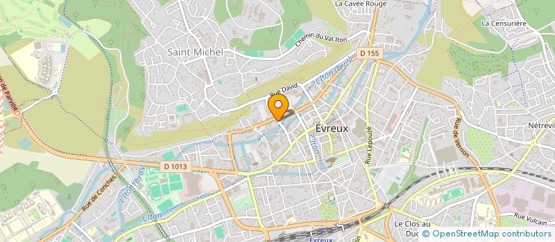 localisation de l'entreprise ETUDE REALIS COMMERC ESPACES IMMOBILIERS à EVREUX