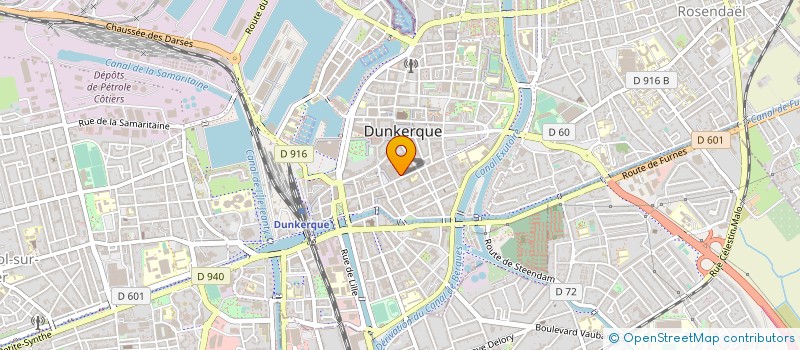 localisation de l'entreprise ETUDE REALIS COMMUNICATION ORGANISATIONS à DUNKERQUE