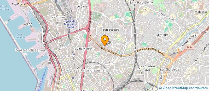 localisation de l'entreprise ETUDE REALIS MAINTENANCE ELECTRO SYSTEME à MARSEILLE