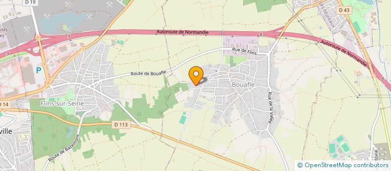 localisation de l'entreprise ETUDE REALIS PIEUVRE INFORMAT ELECTRIQUE à BOUAFLE